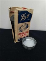 Vintage zinc cap canning lids