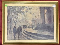 Paul Sawyier Framed Print, ‘ Old Capital Hotel’