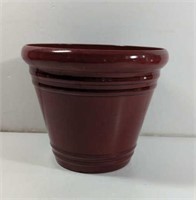 Burgundy Planter Heavy Plastic