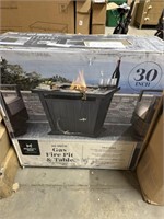 MM 30in gas fire pit and table