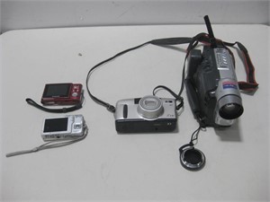 Three Cameras & A Camcorder Untested