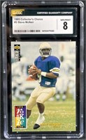 1995 Collector's Choice Steve McNair CGC 8 NM/M