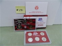 2000 US Mint Silver Proof Set (10pc)