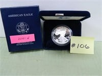 2001w American Eagle Silver Proof