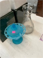 Blue Candy Jar & Decanter