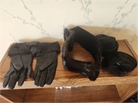 Mink Gloves, Earmuffs & Collar