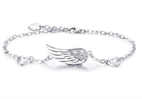 Billie Bijoux 925 Sterling Silver Women Angel Wing