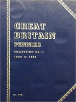 British Penny Collection Book #1 1860-1880