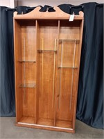 LARGE BOOKCASE WITH GLASS SHELVES