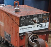 Lincoln welder/gen. with Wisconsin engine on cart