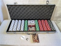 Huge Case Full of REAL Poker Chips and Cards Dice