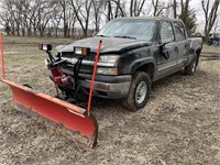2003 Chevy 1500 HD with Western 7 ft Plow