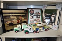 Hess Trucks & Misc. Nascar Plaques