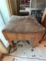 Antique Butcher block table