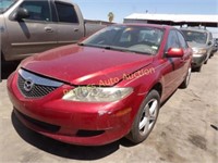 2003 Mazda Mazda6 1YVFP80C635M45360 Red