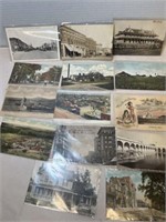 EARLY 1900S REAL PICTURE POSTCARDS AND TOWN SCENE