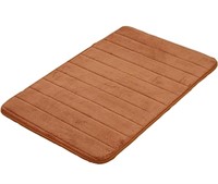 35"x 24" Microfiber Memory Foam Bath Mat with