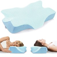 (24" x 16.7" - blue) Anvo Cervical Pillow