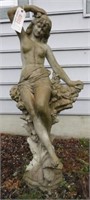 45” Nude garden statue