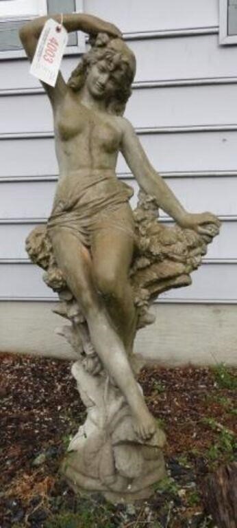 45” Nude garden statue