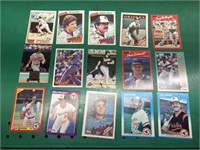 16 orioles baseball collectors cards