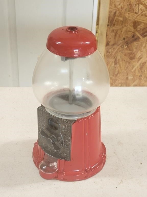 Small Gumball Machine with Glass Globe