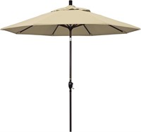 9' Bronze Pole Patio Umbrella  Antique Beige