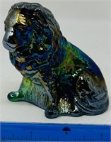 Mosser Green Carnival Sitting Lion Paperweight