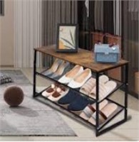 Aboxoo 3-tier Shoes Rack Freestanding Industry