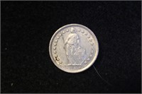 1963 Switzerland 1/2 franc Silver Coin