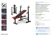 N9030  VIBESPARK Adjustable Weight Bench
