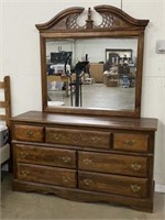Modern Dresser with Mirror