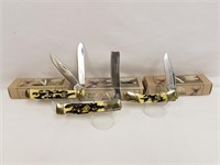(3) WHITETAIL CUTLERY POCKET KNIVES