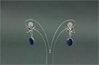 2.3ct Natural Sapphire Earrings CRV$1100