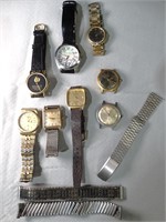 8 Vintage Watches * Seiko SQ, Bulova, Zodiac