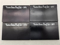 1974-77 Mint Proof Sets (4)