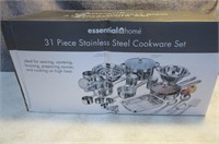 New 31pc. EssentialsHome Pot/Pan Set