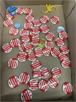 McGovern labor buttons