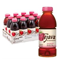 *Tejava Unsweetened Raspberry Black Iced Tea 12 pk