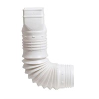 3 X 4 in. White Down Spout Adaptor