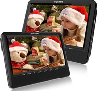 WONNIE 10.1" Portable DVD Player with 2 Screens S