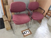 2 office chairs