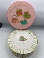 Set of 4 salad plates