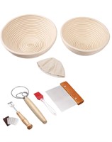 ($79) Round Bread Proofing Basket Set of 2