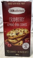 Thinaddictive Cranberry Almond Thin Cookies