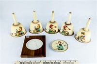 5 Goebel Bells - Dated: 2-1978's, 2-1979's, and