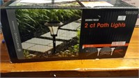 2 count path light for landscaping.