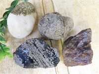 MIXED ROUGH ROCK ROCK STONE LAPIDARY SPECIMEN