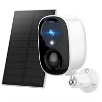 HAWKRAY Solar Security Cameras Outdoor, 2K