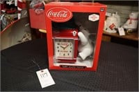 Coca- Cola Alarm clock Polar Bear Coin Bank